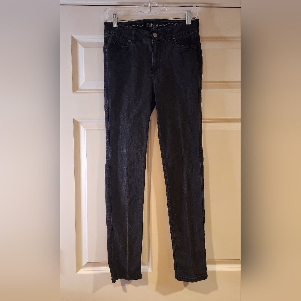 Rafaella Weekend Slimming stretchy black skinny jeans size 4